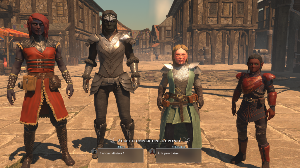 Solasta choice dialogue, junkyard