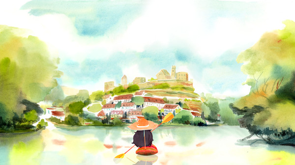 Dordogne – On a watercolor background, a very cute game, retrace the story of Mimi!
