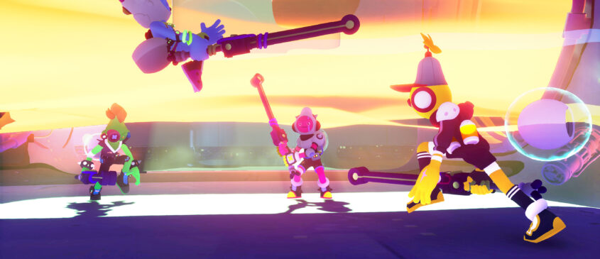 Flippin Misfits – Play as gladiators in a space arena in a crazy fight!