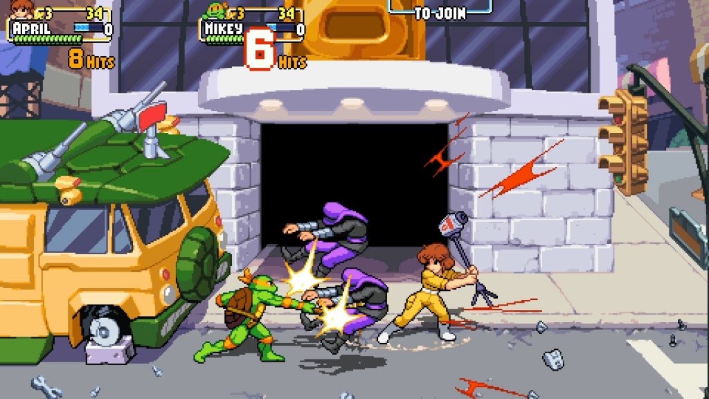Teenage Mutant Ninja Turtles Shredder's Revenge Dotemu battle Tribute Games 