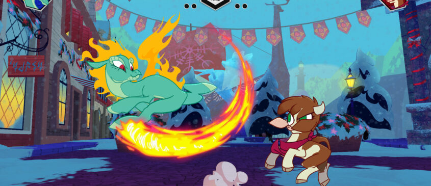 Them’s Fightin’ Herds, my little pony turned Kung Fu master